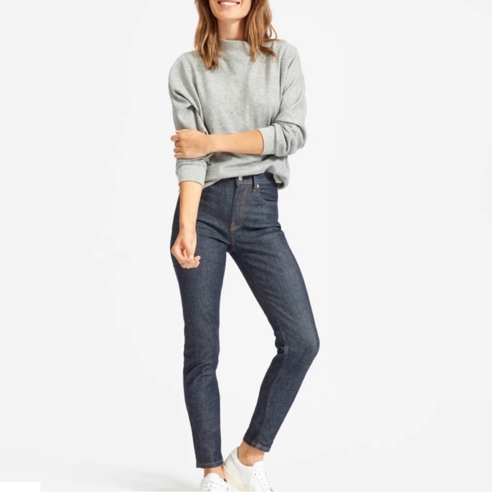 NWT Everlane The High Rise Straight Jean Denim
